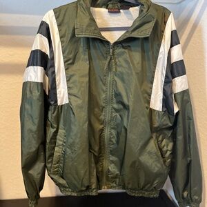 Vintage 90s Sierra Pacific Men’s Color-Block Windbreaker Jacket Size Large